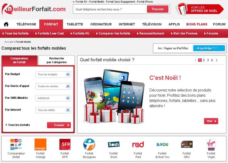 Les Meilleurs Forfaits Mobiles Sur Le Comparateur Meilleurforfait