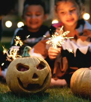 fête d'halloween chez les enfants